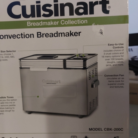 Cuisinart CBK-200C Convection Bread Maker - Picture 1 of 3